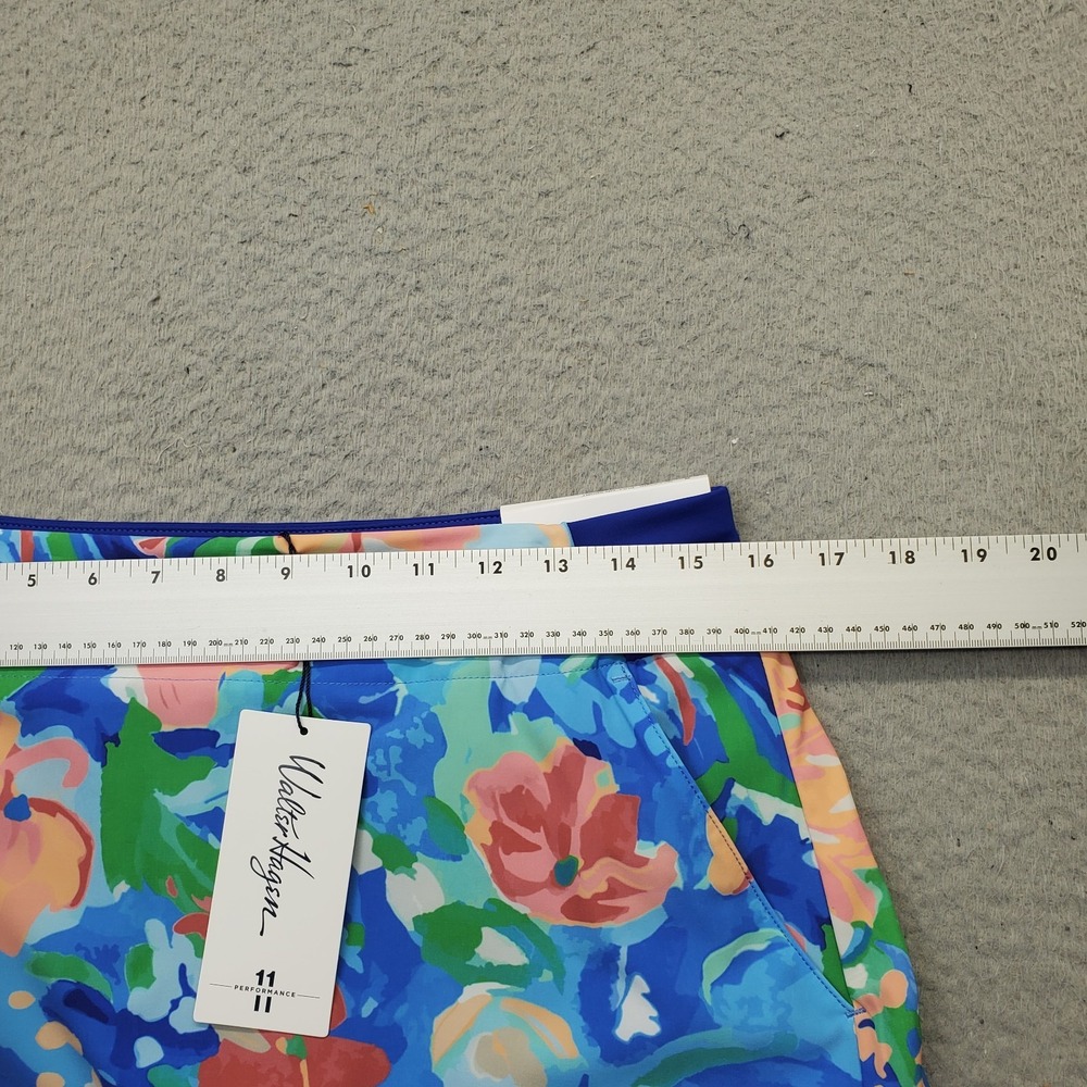 Walter Hagen Golf Tennis Skort Women M Multi Floral Lined Performance 11 Pull On - Picture 4 of 8